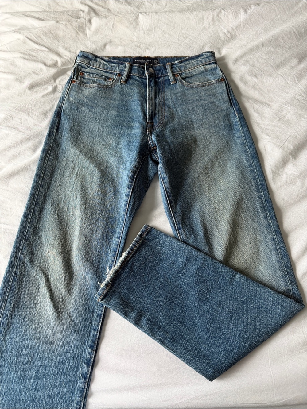 Abercrombie & Fitch Light Blue Straight Jeans
